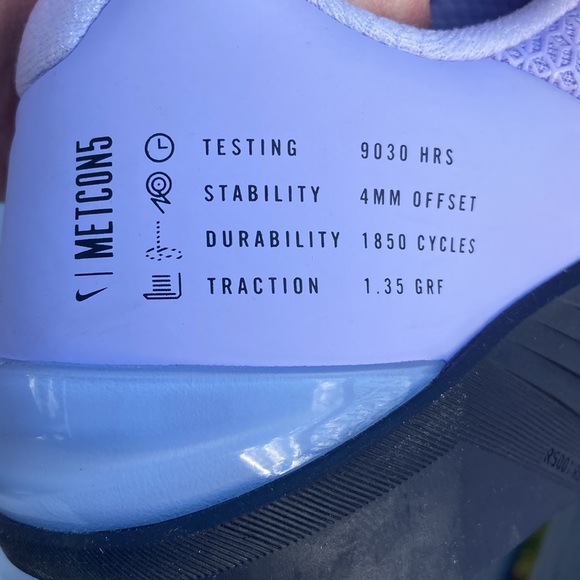 Nike women’s Metcon 5 size 11. Lavender - Picture 5 of 16